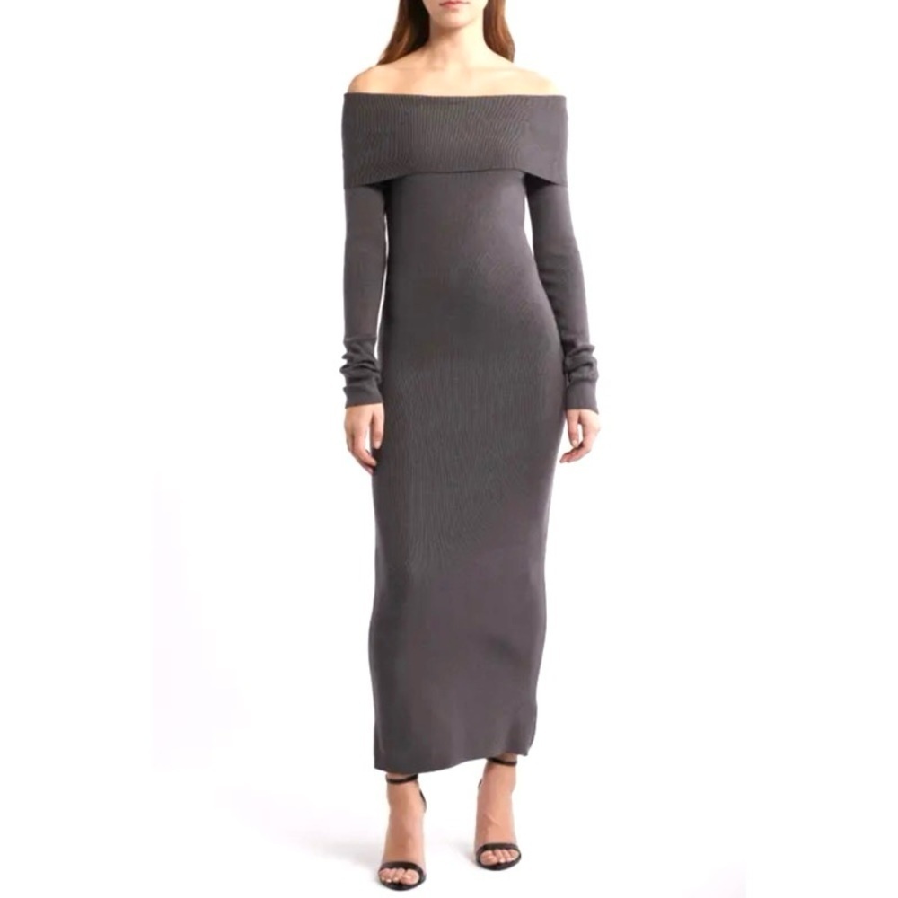 Petal & Pup Gray Sweater Dress Size XS
